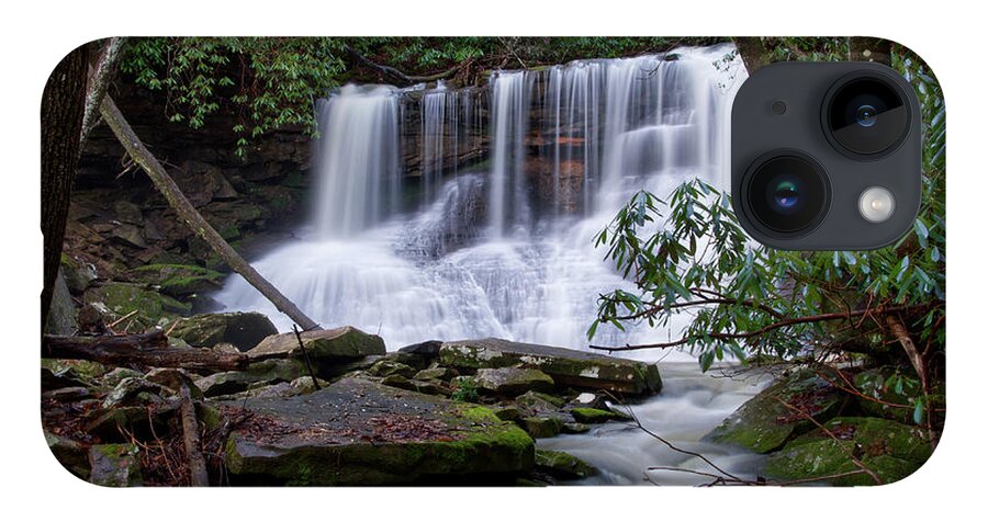 Jack Rock Falls iPhone 14 Case featuring the photograph Jack Rock Falls 23 by Phil Perkins