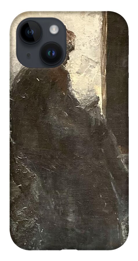 Figure iPhone Case featuring the painting Jerusalem Elder by David Euler