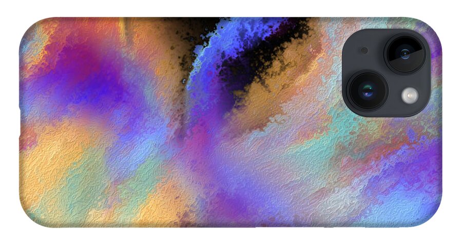 Pink iPhone 14 Case featuring the painting John 1 4. The Light Of Men. by Mark Lawrence