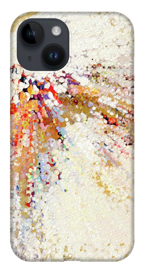Red iPhone Case featuring the painting John 16 22. Learn To Live In Joy. Bible Verse Inspirational Wall Art by Mark Lawrence