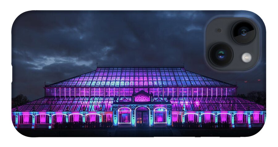 Christmas At Kew iPhone 14 Case featuring the photograph Kew lit up in Winter by Andrew Lalchan