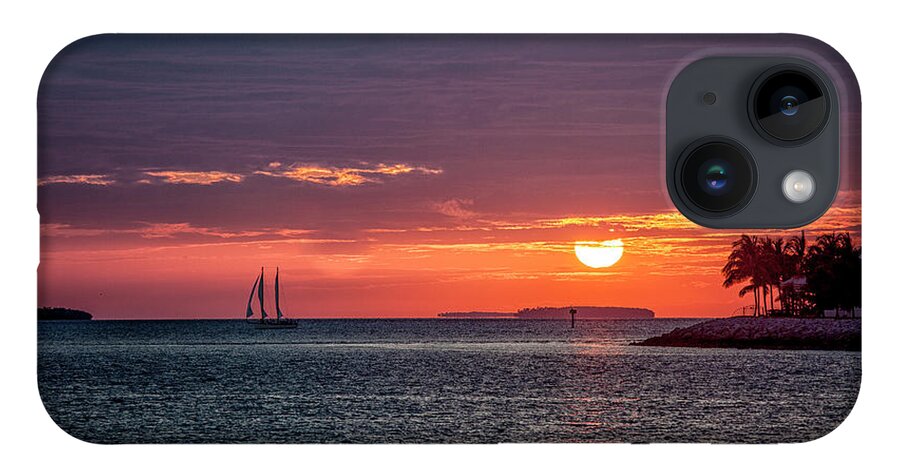 Florida iPhone 14 Case featuring the photograph Keys Sunset by Phil Marty