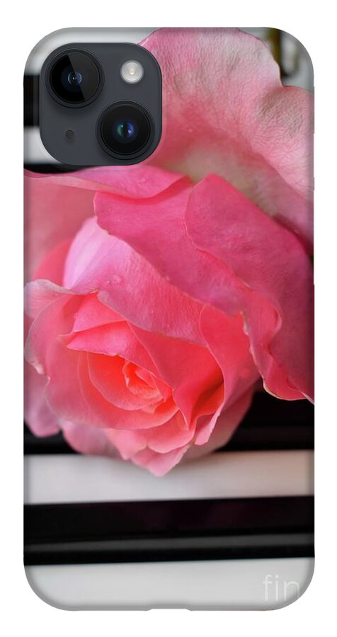 Music iPhone Case featuring the photograph Kiss From A Rose Maria Callas On The Piano by Leonida Arte