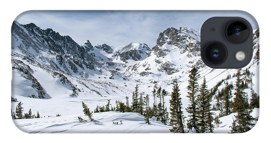 Colorado iPhone Case featuring the photograph Lake Isabelle Winter by Aaron Spong