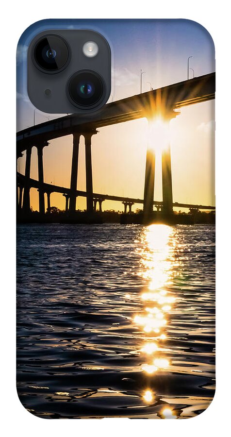 California iPhone Case featuring the photograph Liquid Sun Drops Under the Bridge by David Levin
