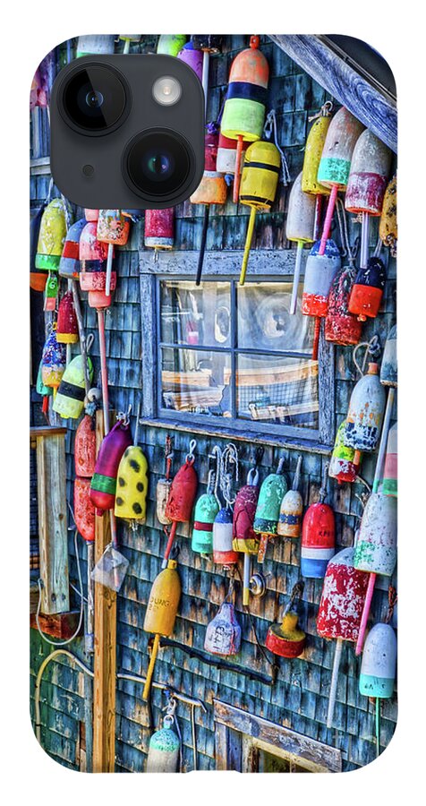 Miscellaneous iPhone 14 Case featuring the photograph Lobster Trap Buoys by Tom Watkins PVminer pixs