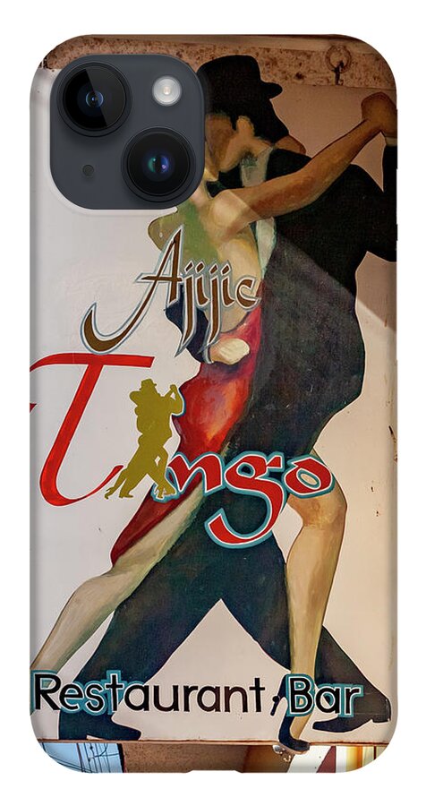 _mexico-ajijic iPhone 14 Case featuring the photograph Local Shops and Dining by Tommy Farnsworth