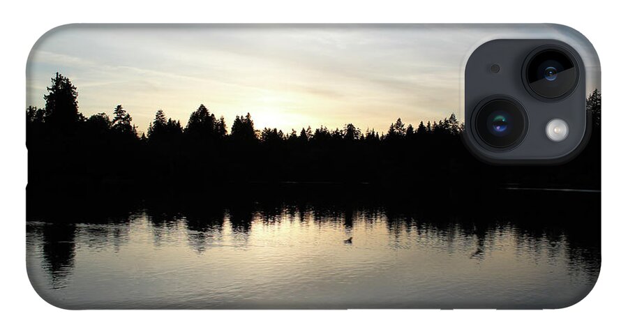 Vancouver iPhone 14 Case featuring the photograph Lost Lagoon by Wilko van de Kamp Fine Photo Art