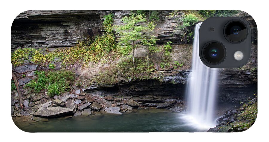 Greeter Falls iPhone 14 Case featuring the photograph Lower Greeter Falls 10 by Phil Perkins