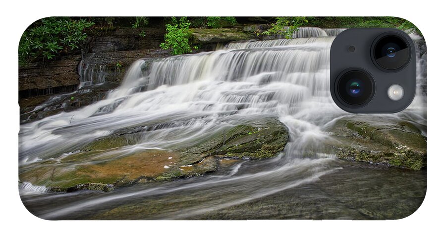 Lower Piney Falls iPhone 14 Case featuring the photograph Lower Piney Falls 20 by Phil Perkins