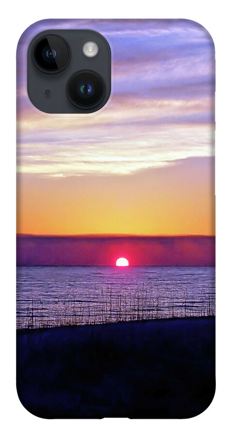 Magenta In The Sky iPhone 14 Case featuring the photograph Magenta in the Sky by Jennifer Robin