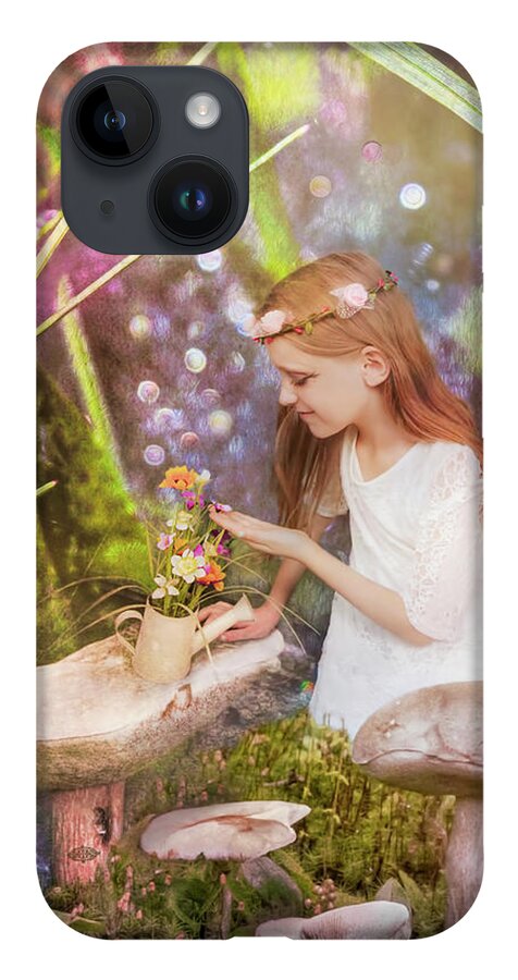 Magical iPhone Case featuring the photograph Magical Mushroom Garden by Shara Abel