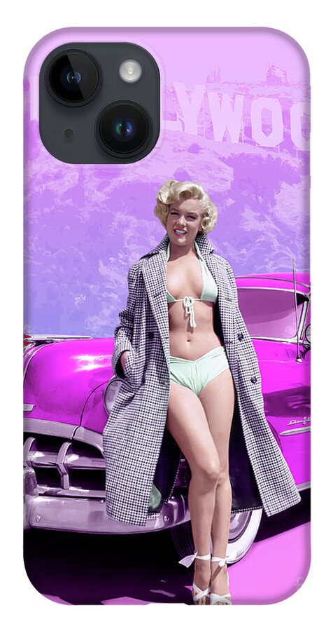 Marilyn Monroe iPhone 14 Case featuring the photograph Marilyn In Hollywood by Franchi Torres
