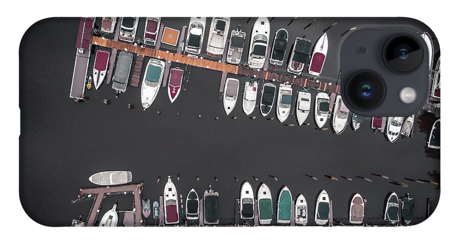 Marina iPhone 14 Case featuring the photograph Marina - Birds Eye View by Steve Stanger