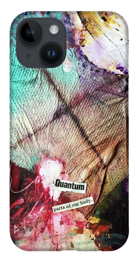 Abstract Art iPhone 14 Case featuring the painting Mauled Savior by Rodney Frederickson
