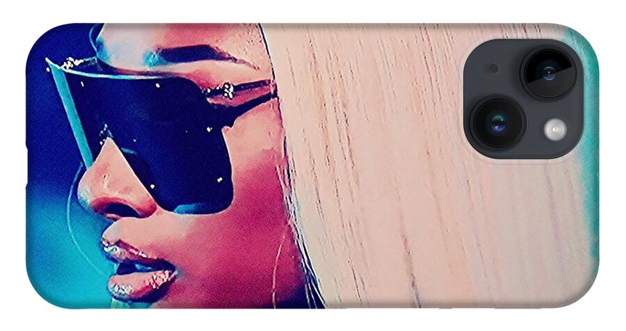 Singer iPhone 14 Case featuring the photograph Megan Thee Stallion -- 7 by Jayne Somogy