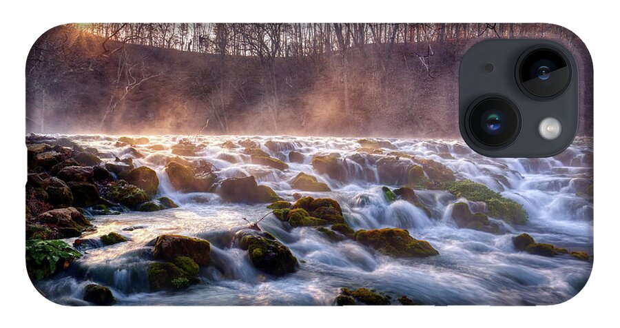 Sunrise iPhone 14 Case featuring the photograph Meramac Spring II by Robert Charity