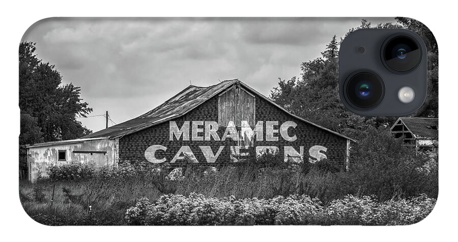 Route 66 iPhone 14 Case featuring the photograph Meramec Caverns Barn - Route 66 - Cayuga, Illinois by Susan Rissi Tregoning