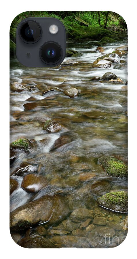 Middle Prong Little River iPhone 14 Case featuring the photograph Middle Prong Little River 64 by Phil Perkins