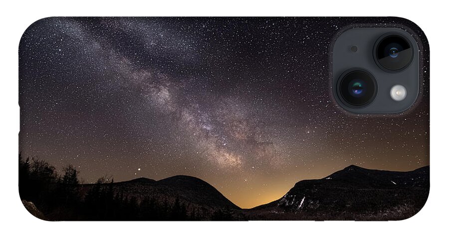 Milky Way iPhone 14 Case featuring the photograph Milky Way on the Kancamagus Highway in the White Mountains by William Dickman