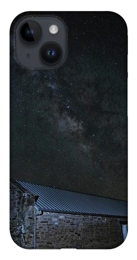 Texas iPhone Case featuring the digital art Milky Way Over Fort Belknap by Brad Barton