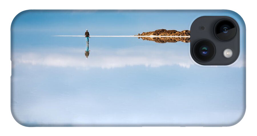Sale De Uyuni iPhone 14 Case featuring the photograph Mirror by Peter Boehringer