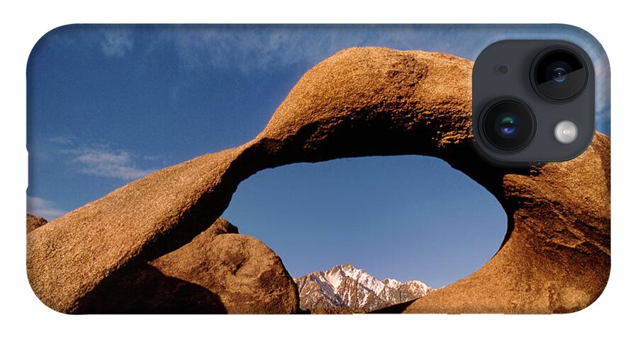 Dave Welling iPhone 14 Case featuring the photograph Mobius Arch Alabama Hills California by Dave Welling