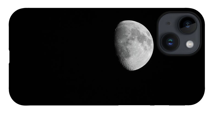 Moon iPhone 14 Case featuring the photograph Moon of the night by Jim Whitley
