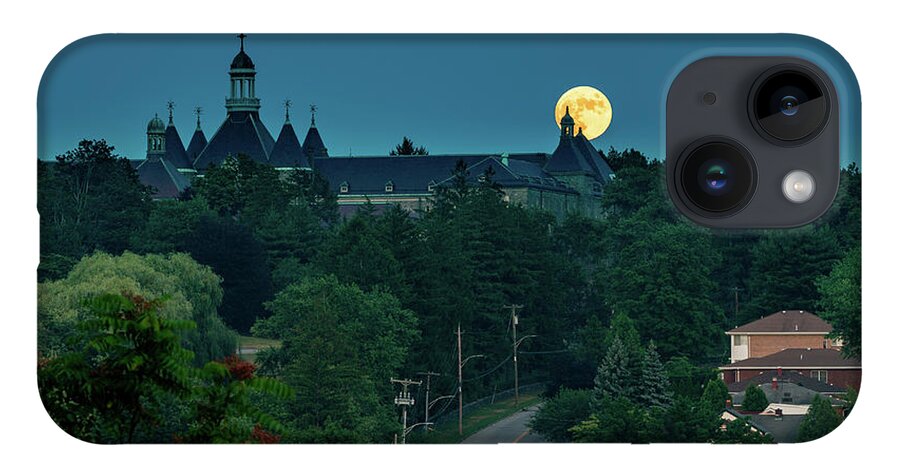 Dunwoodie iPhone Case featuring the photograph Moonrise over Dunwoodie 2 by Kevin Suttlehan