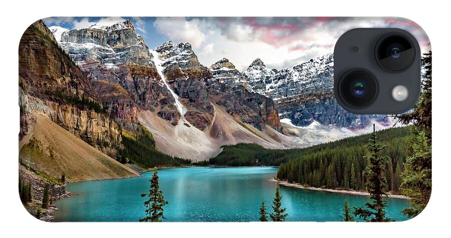 Canada iPhone Case featuring the photograph Moraine Lake by Gary Johnson