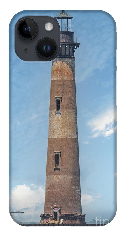Morris Island Lighthouse iPhone 14 Case featuring the photograph Morris Island Lighthouse - Charleston South Carolina - Standing Tall by Dale Powell