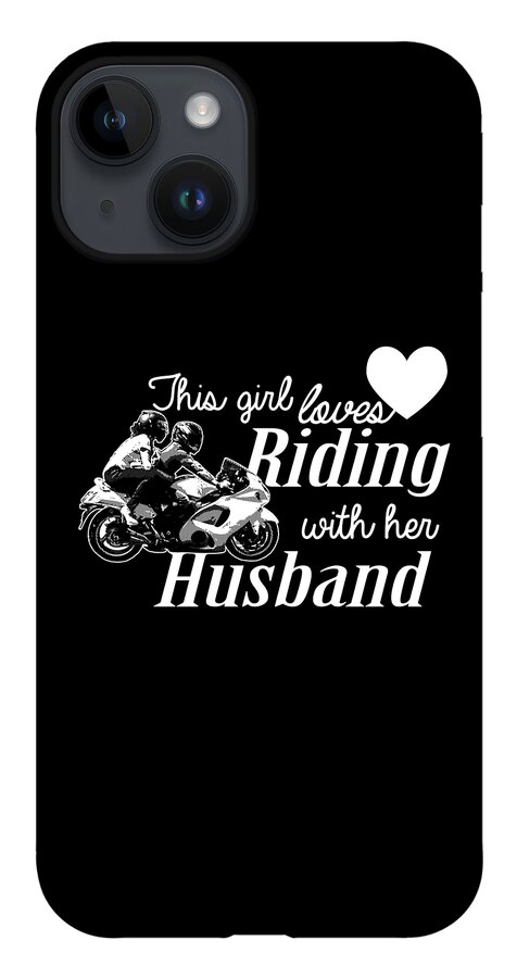 Motorcycle iPhone 14 Case featuring the digital art Motorcycle Gifts for Women by Caterina Christakos