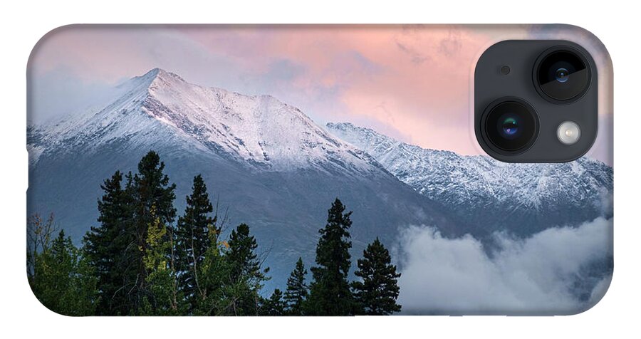 Sunrise iPhone 14 Case featuring the photograph Mountain Morning Telkwa British Columbia Canada by Mary Lee Dereske