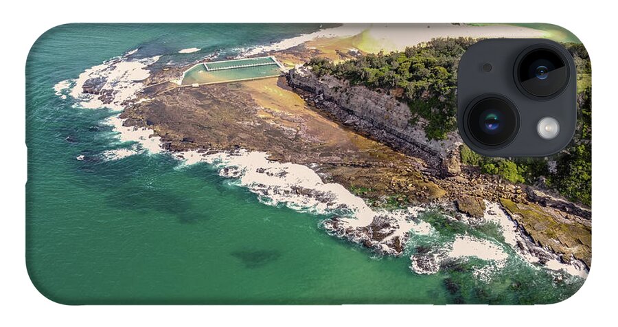 Road iPhone 14 Case featuring the photograph Narrabeen Head, Rockpool and Bridge by Andre Petrov
