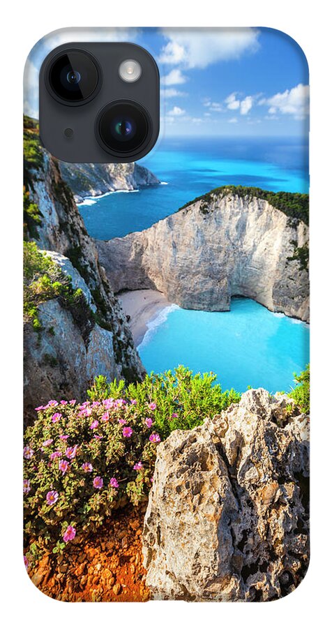 Greece iPhone 14 Case featuring the photograph Navagio Bay by Evgeni Dinev
