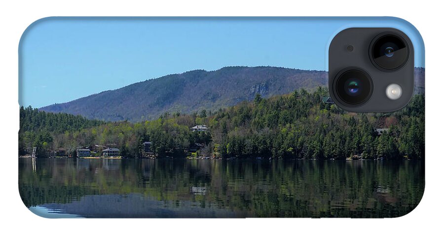 Newfound Lake iPhone 14 Case featuring the photograph Newfound Reflections of Hebron by Xine Segalas