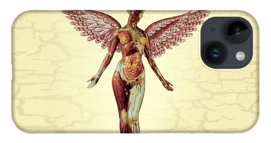 Nirvana iPhone 14 Case featuring the photograph Nirvana Utero album cover by Action