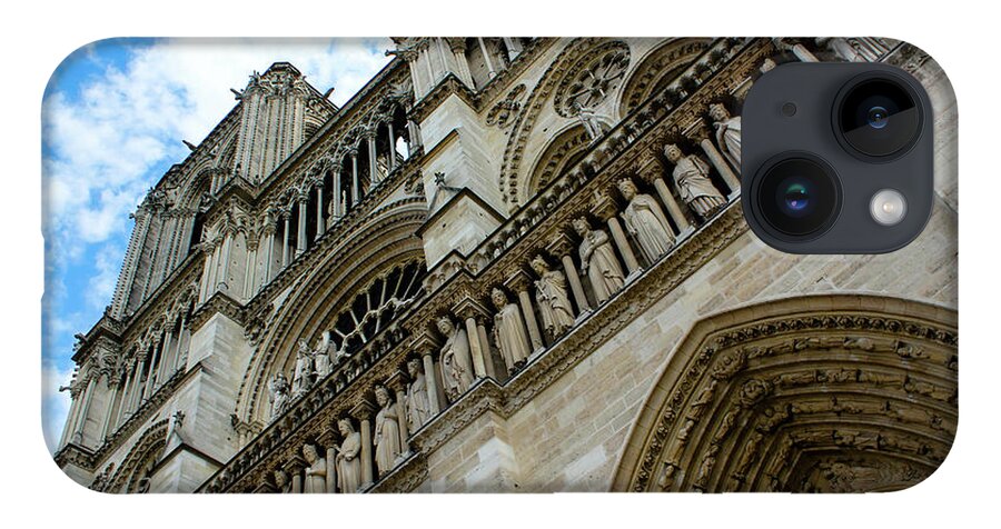 Paris iPhone Case featuring the photograph Notre Dame by Wilko van de Kamp Fine Photo Art