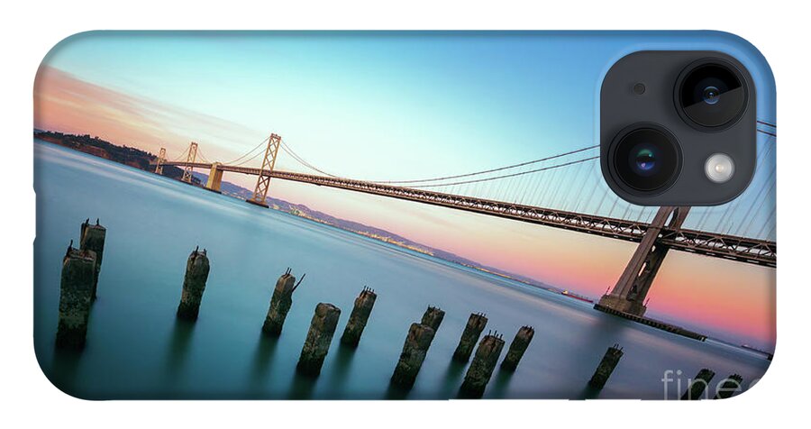San Francisco iPhone 14 Case featuring the photograph Oakland Bay Bridge by Doug Sturgess