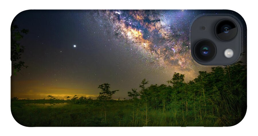 Milky Way iPhone 14 Case featuring the photograph Ocean of Stars by Mark Andrew Thomas