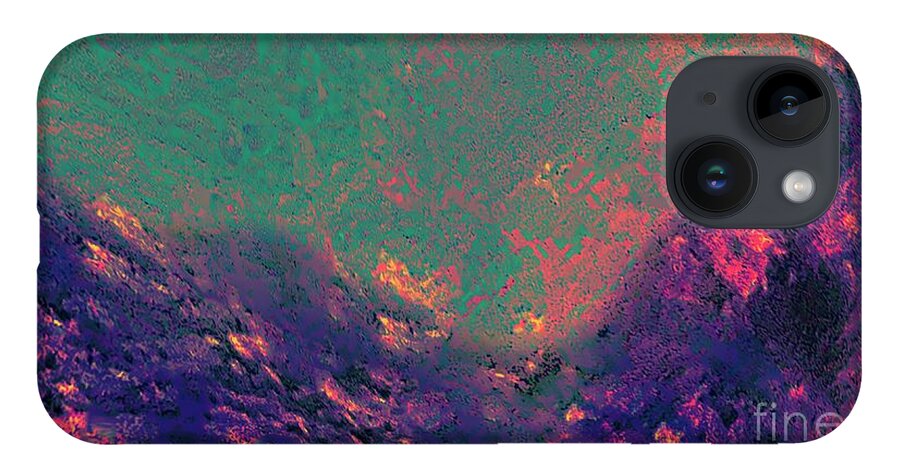 Waters iPhone 14 Case featuring the digital art Ocean Stillness by Glenn Hernandez