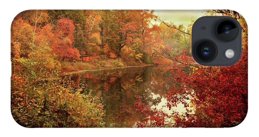 Autumn iPhone 14 Case featuring the photograph October Reflections by Jessica Jenney