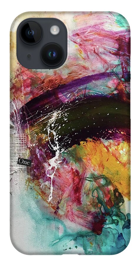 Abstract Art iPhone 14 Case featuring the painting Of What Becomes by Rodney Frederickson