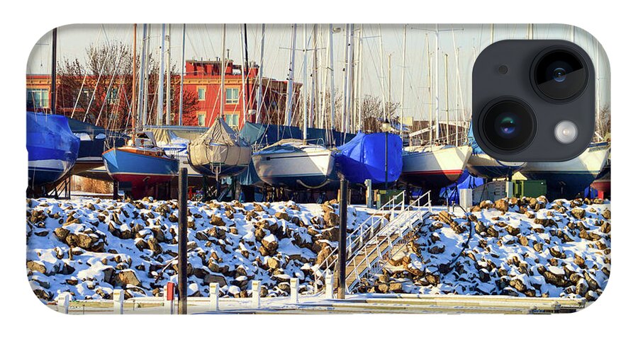 Lake City Marina iPhone 14 Case featuring the photograph Off Season by Susie Loechler