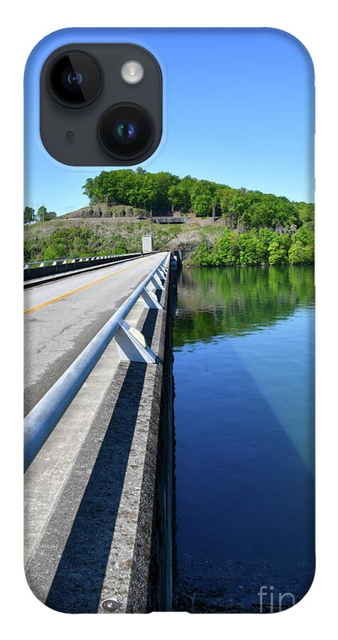 Norris Dam iPhone 14 Case featuring the photograph On The Road 16 by Phil Perkins