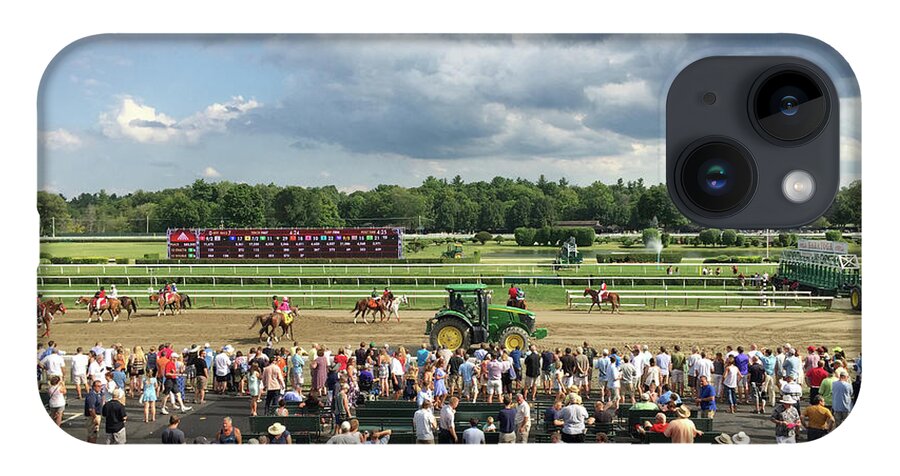 Horse iPhone 14 Case featuring the photograph On the Track by Michael Gerbino
