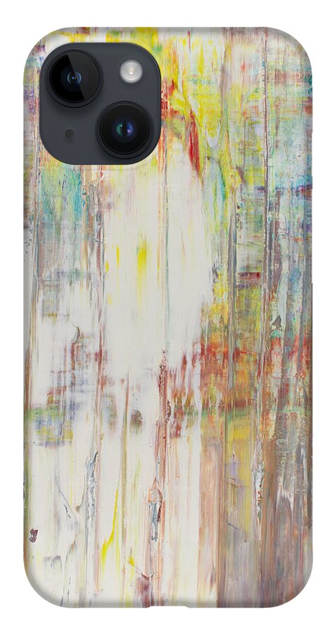 Derek Kaplan iPhone 14 Case featuring the painting Opt.14.20 'Forever, Whenever' by Derek Kaplan