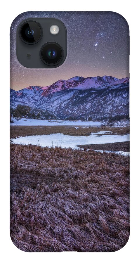 Rocky Mountains iPhone 14 Case featuring the photograph Orion over Moraine Park by Darren White