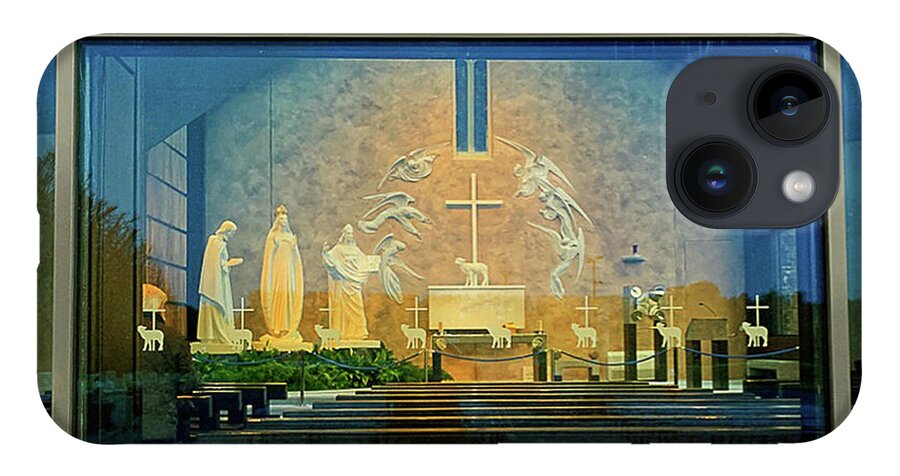 Shrine iPhone 14 Case featuring the photograph Our Lady of Knock Shrine-Ireland by Peggy Dietz