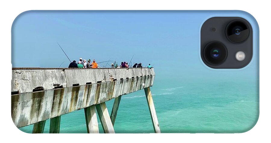  iPhone 14 Case featuring the photograph Pacifca Pier-square crop by Julie Gebhardt